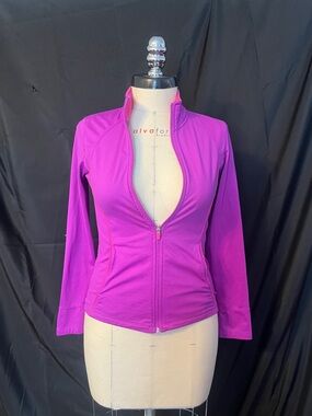 Women’s Pink Zip-Front Active Jacket